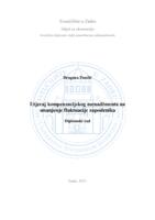 prikaz prve stranice dokumenta Utjecaj kompenzacijskog menadžmenta na smanjenje fluktuacije zaposlenika
