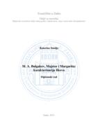 prikaz prve stranice dokumenta M. A. Bulgakov, Majstor i Margarita: karakterizacija likova