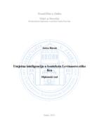 prikaz prve stranice dokumenta Umjetna inteligencija u kontekstu Levinasove etike lica