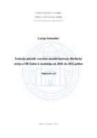 prikaz prve stranice dokumenta Izolacija plućnih vena kao metoda liječenja fibrilacije atrija u OB Zadar u razdoblju od 2018. do 2022.godine