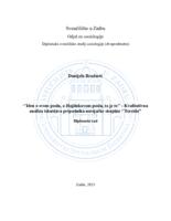 prikaz prve stranice dokumenta ‘’Iden o svom poslu, o Hajdukovom poslu, to je to’’ - Kvalitativna analiza iskustava pripadnika navijačke skupine ‘’Torcida’’