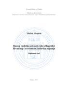 prikaz prve stranice dokumenta Razvoj ekološke poljoprivrede u Republici Hrvatskoj s osvrtom na Zadarsku županiju