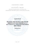 prikaz prve stranice dokumenta Životne strategije i strategije preživljavanja pojedinaca i kućanstava u  posttranzicijskoj Hrvatskoj