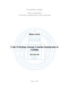 prikaz prve stranice dokumenta Code-Switching Among Croatian Immigrants in Canada