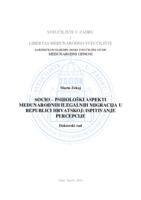 prikaz prve stranice dokumenta Socio – psihološki aspekti međunarodnih ilegalnih migracija u Republici Hrvatskoj