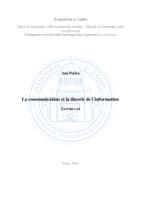 prikaz prve stranice dokumenta La communication et la theorie de l`information