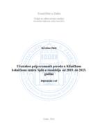 prikaz prve stranice dokumenta Učestalost prijevremenih poroda u Kliničkom bolničkom centru Split u razdoblju od 2019. do 2023. godine