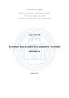 prikaz prve stranice dokumenta La culture dans le cadre de la traduction : les realia