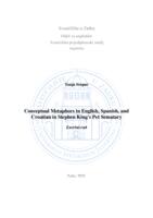 prikaz prve stranice dokumenta Conceptual Metaphors in English, Spanish, and Croatian in Stephen King's Pet Sematary