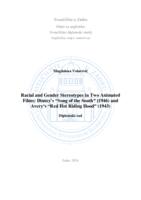 prikaz prve stranice dokumenta Racial and Gender Stereotypes in Two Animated Films: Disney's "Song of the South" (1946) and Avery's "Red Hot Ridding Hood" (1945)