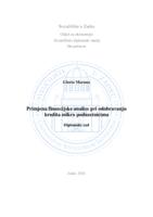 prikaz prve stranice dokumenta Primjena financijske analize pri odobravanju kredita mikro poduzetnicima.