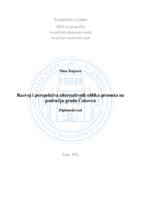 prikaz prve stranice dokumenta Razvoj i perspektiva alternativnih oblika prometa na području grada Čakovca