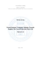 prikaz prve stranice dokumenta French Students’ Language Attitudes Towards English: The Case of University Paris Cité