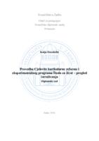 prikaz prve stranice dokumenta Provedba Cjelovite kurikularne reforme i eksperimentalnog programa Škola za život – pregled istraživanja