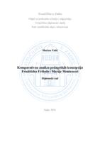 prikaz prve stranice dokumenta Komparativna analiza pedagoških koncepcija Friedricha Fröbela i Marije Montessori