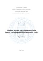 prikaz prve stranice dokumenta Modaliteti stručnog usavršavanja odgojitelja u funkciji vertikalne pokretljivosti u položajno zvanje mentora