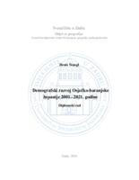 prikaz prve stranice dokumenta Demografski razvoj Osječko-baranjske županije 2001.–2021. godine