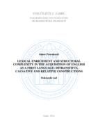 prikaz prve stranice dokumenta Lexical Enrichment and Structural Complexity in the Acquisition of English as a First  Language