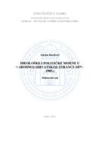 prikaz prve stranice dokumenta Ideološke i političke mijene u Narodnoj (hrvatskoj) stranci (1879.-1905.)