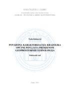 prikaz prve stranice dokumenta Povijesna karakterizacija krajolika Općine Povljana primjenom geoprostornih  tehnologija