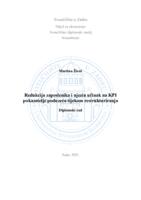 prikaz prve stranice dokumenta Redukcija zaposlenika i njezin učinak na KPI pokazatelje poduzeća tijekom restrukturiranja