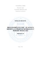 prikaz prve stranice dokumenta Pregled državne luke - kvalitata brodova za prijevoz kemikalija u periodu od 2021-2024 