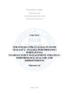 prikaz prve stranice dokumenta Strategija upravljanja flotom tegljača: Analiza performansi i poboljšanja 