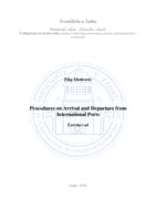 prikaz prve stranice dokumenta Procedures on arrival and departure from international ports
